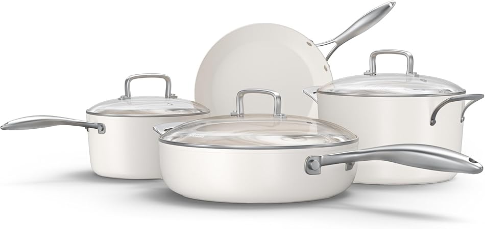 Nonstick Ceramic Cookware Set (7 Piece)