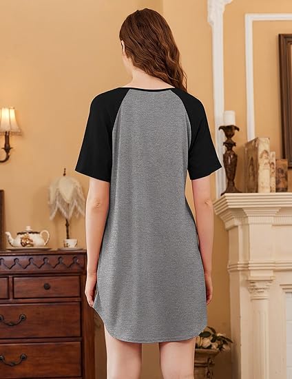 Ekouaer Nightgowns for Women 3 Pack Sleep Shirts - Image 5