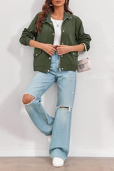 Valpweet Women'S Bomber Jacket - Image 3