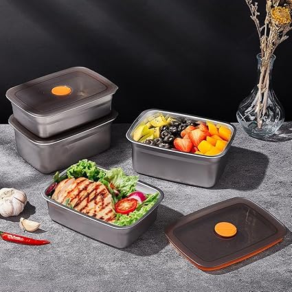 20 PCS Food Storage Containers with Lids Airtight (10 Containers & 10 Lids) - Image 6