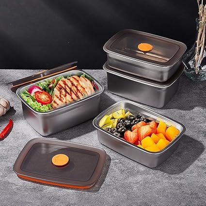 20 PCS Food Storage Containers with Lids Airtight (10 Containers & 10 Lids) - Image 2