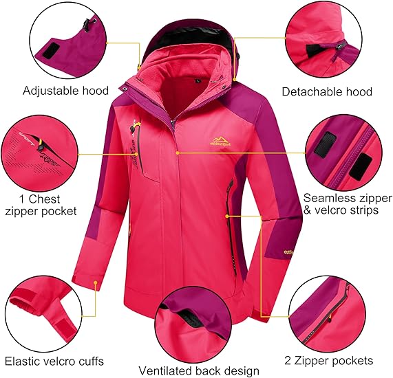 Winter Coats Snow Ski Jacket Waterproof - Image 6
