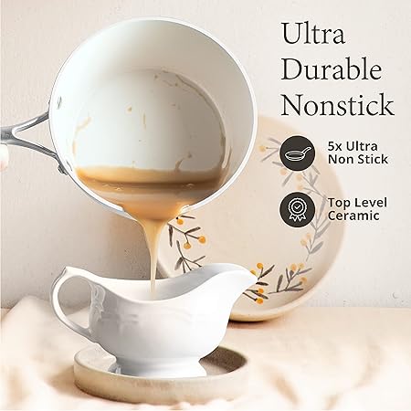 Nonstick Ceramic Cookware Set (7 Piece) - Image 5