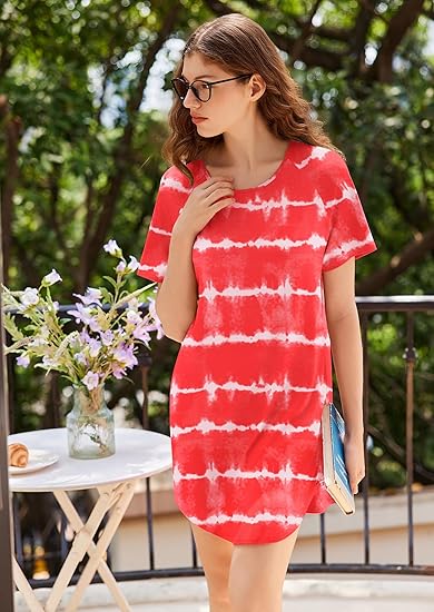 Ekouaer Nightgowns for Women 3 Pack Sleep Shirts - Image 3