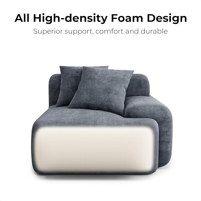 Shaped Modular Sectional Sofa - Image 3