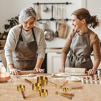 Gold Measuring Cups and Spoons Set - Image 6