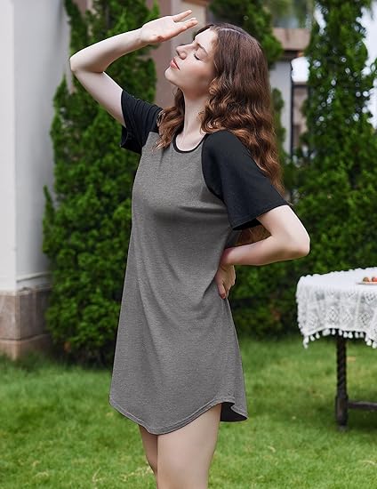 Ekouaer Nightgowns for Women 3 Pack Sleep Shirts - Image 4