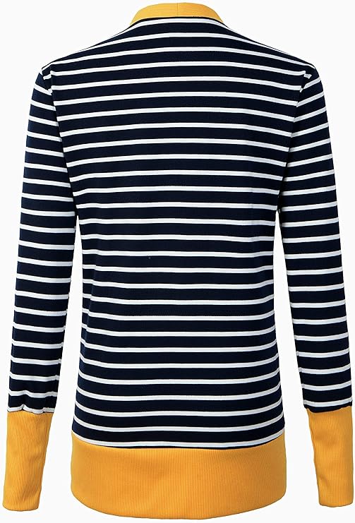 Women's Button Down Cardigan Long Sleeve Tops Shirts - Image 5