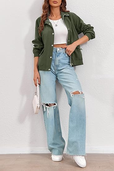 Valpweet Women'S Bomber Jacket - Image 2