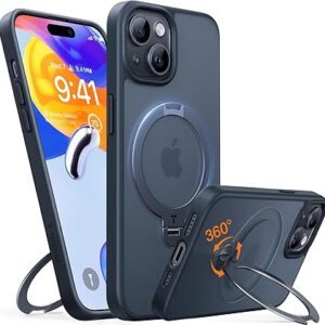 TORRAS Upgraded 360°Spin Magnetic Stand for iPhone 15